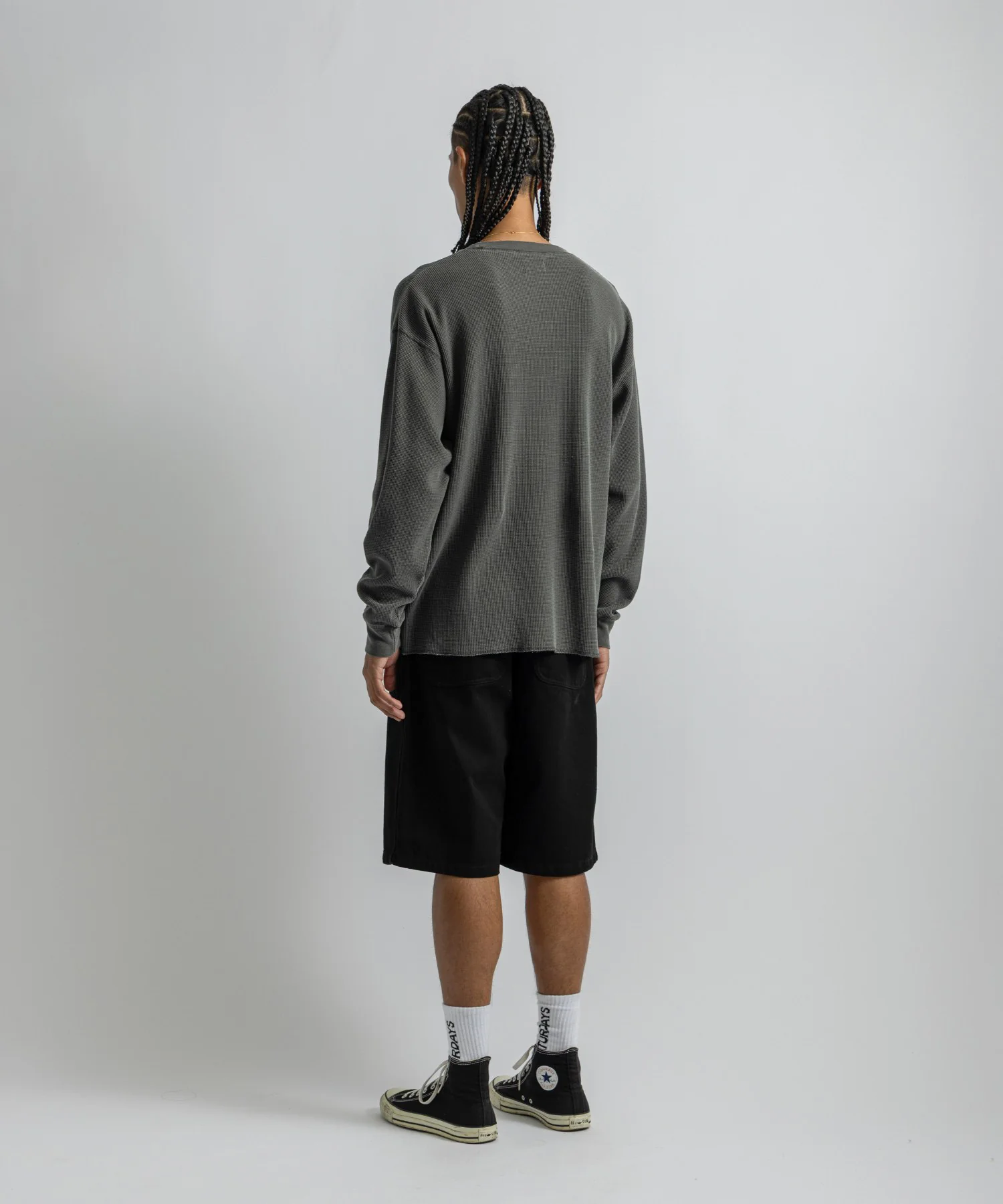 SNYC Pigment Waffle Top - Image 4