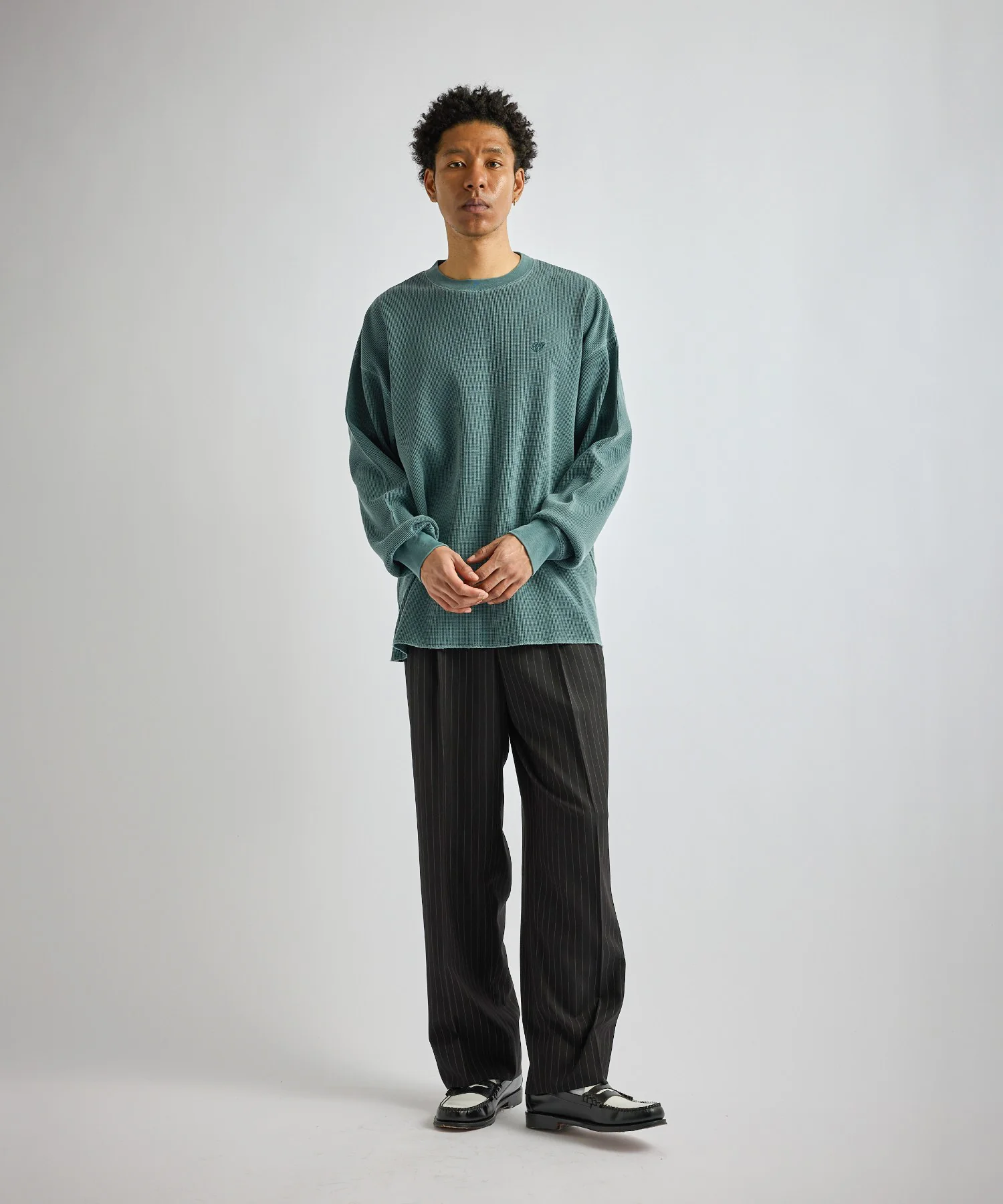 SNYC Pigment Waffle Top - Image 3