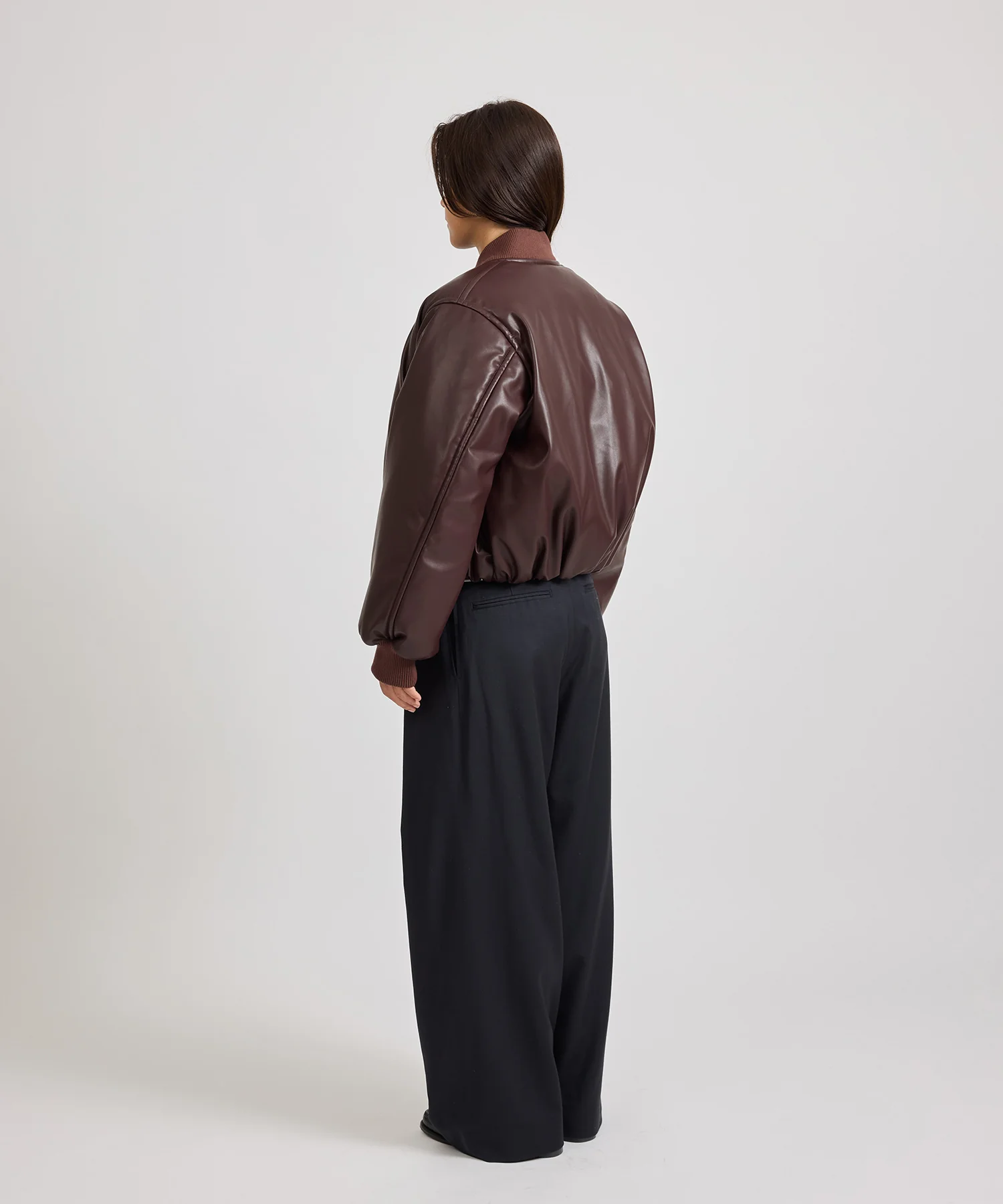 Dorothy Cropped Bomber Jacket - Image 4