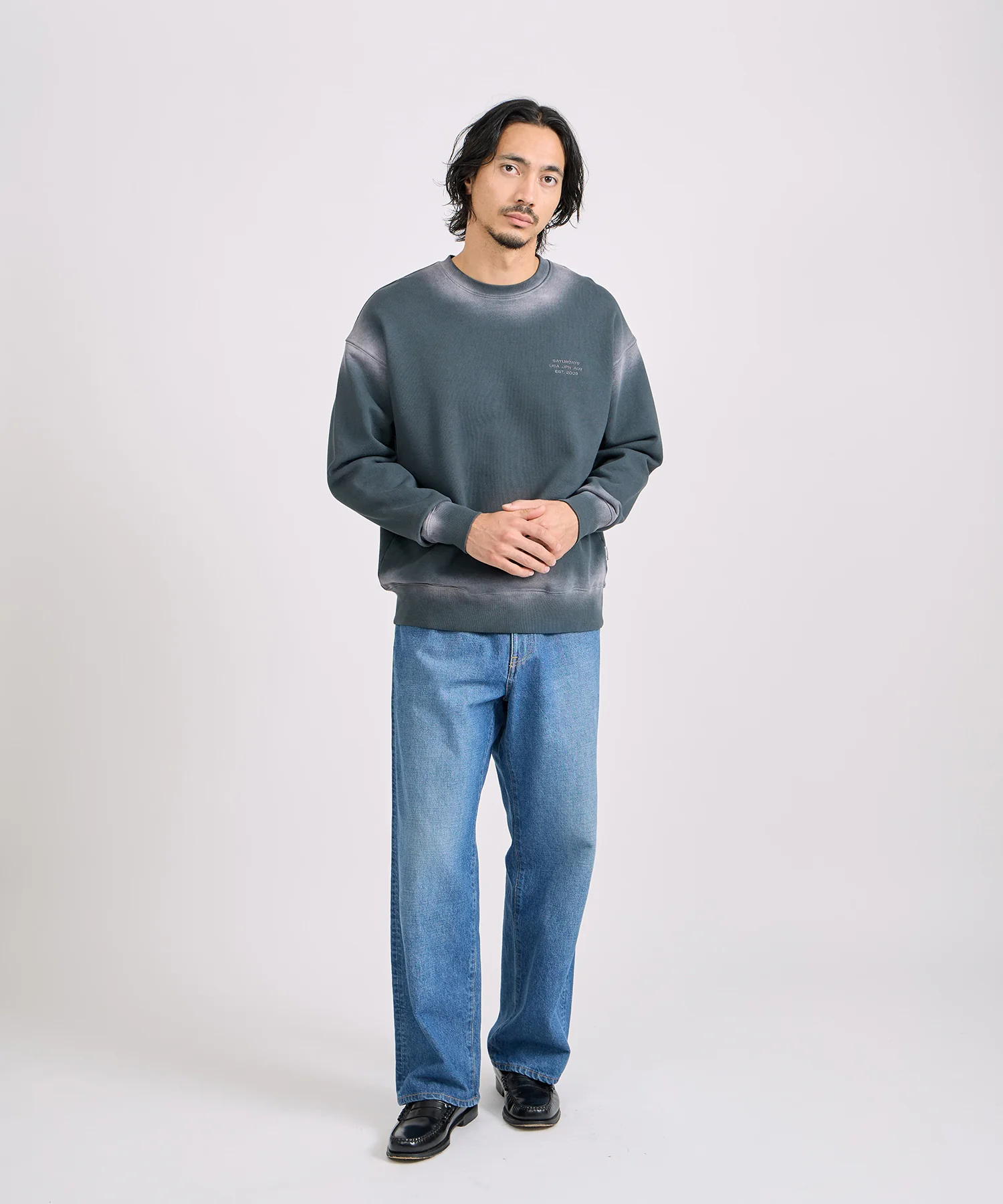 Ari Relaxed Faded Dye Sweatshirt - Image 3