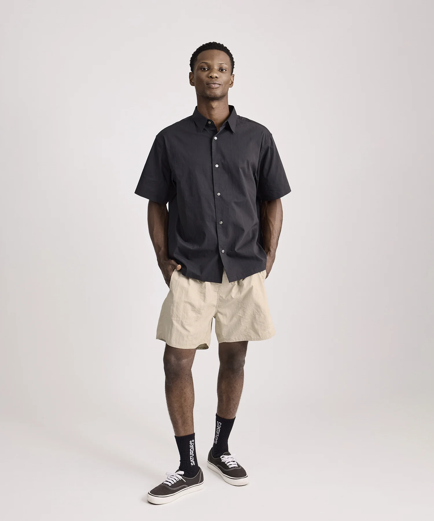Bruce Tonal Stripe Short Sleeve Shirt - Image 3