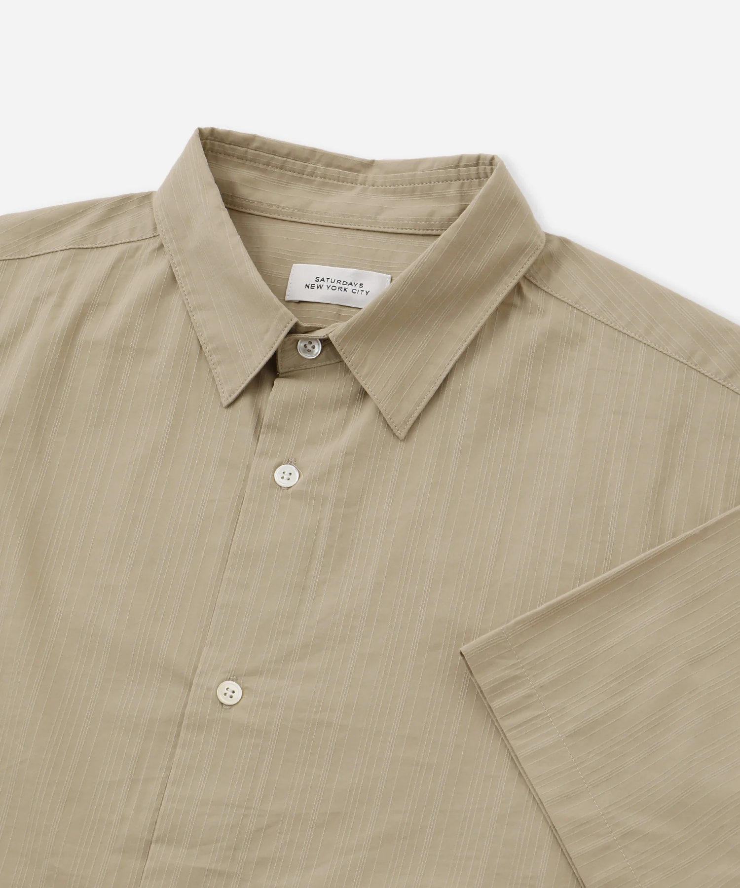 Bruce Tonal Stripe Short Sleeve Shirt - Image 4