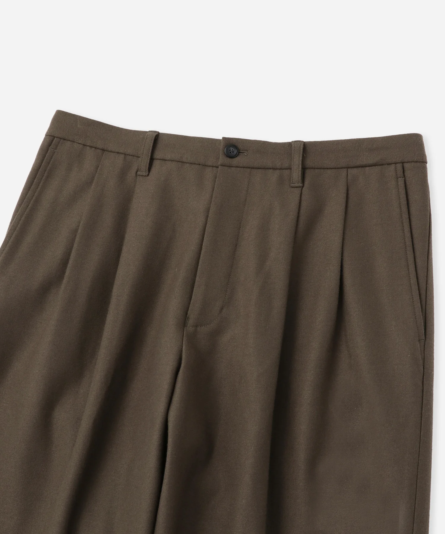 George Flannel Two Tuck Pant - Image 5