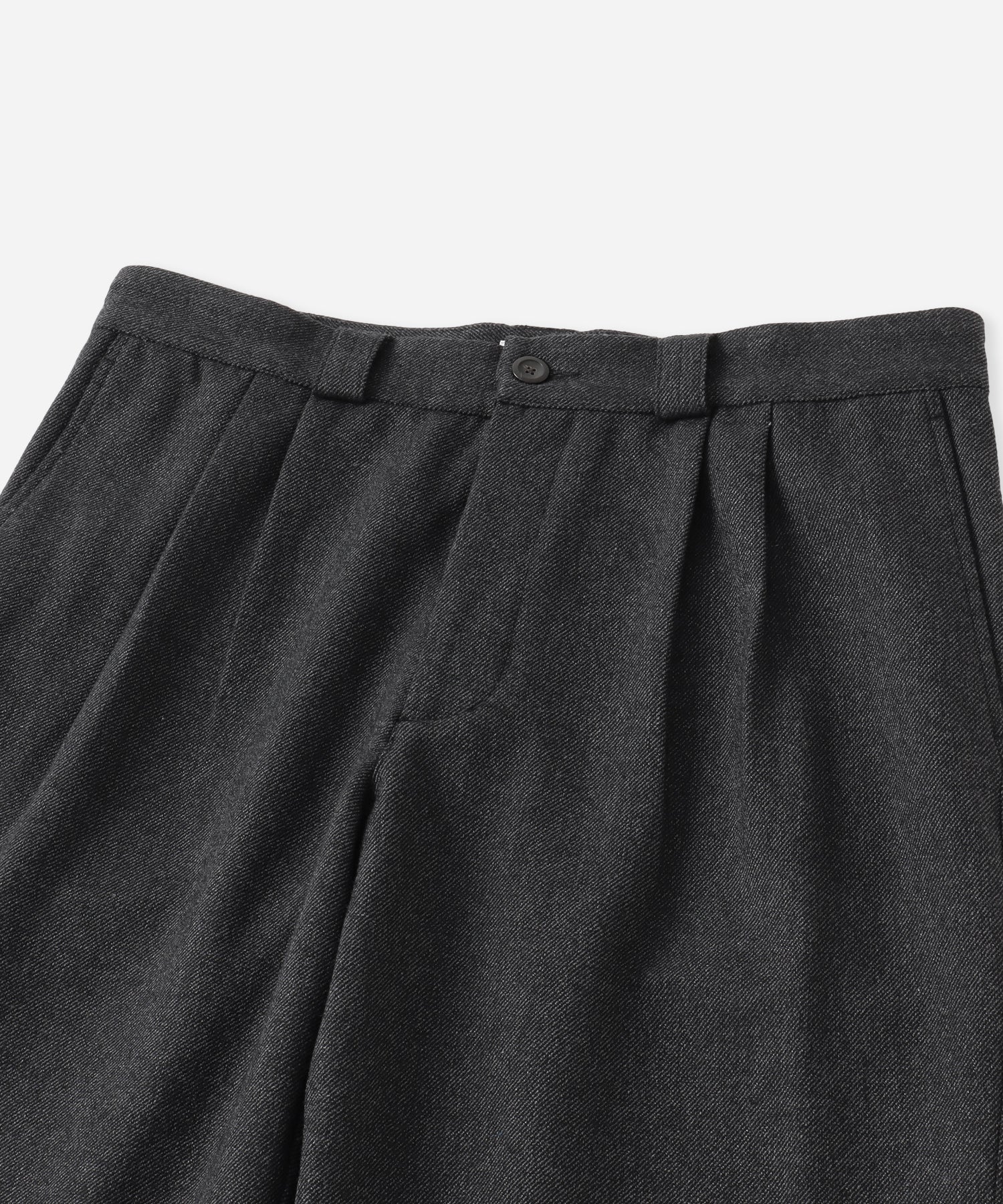George Wool Wide Two Tuck Pant - Image 5