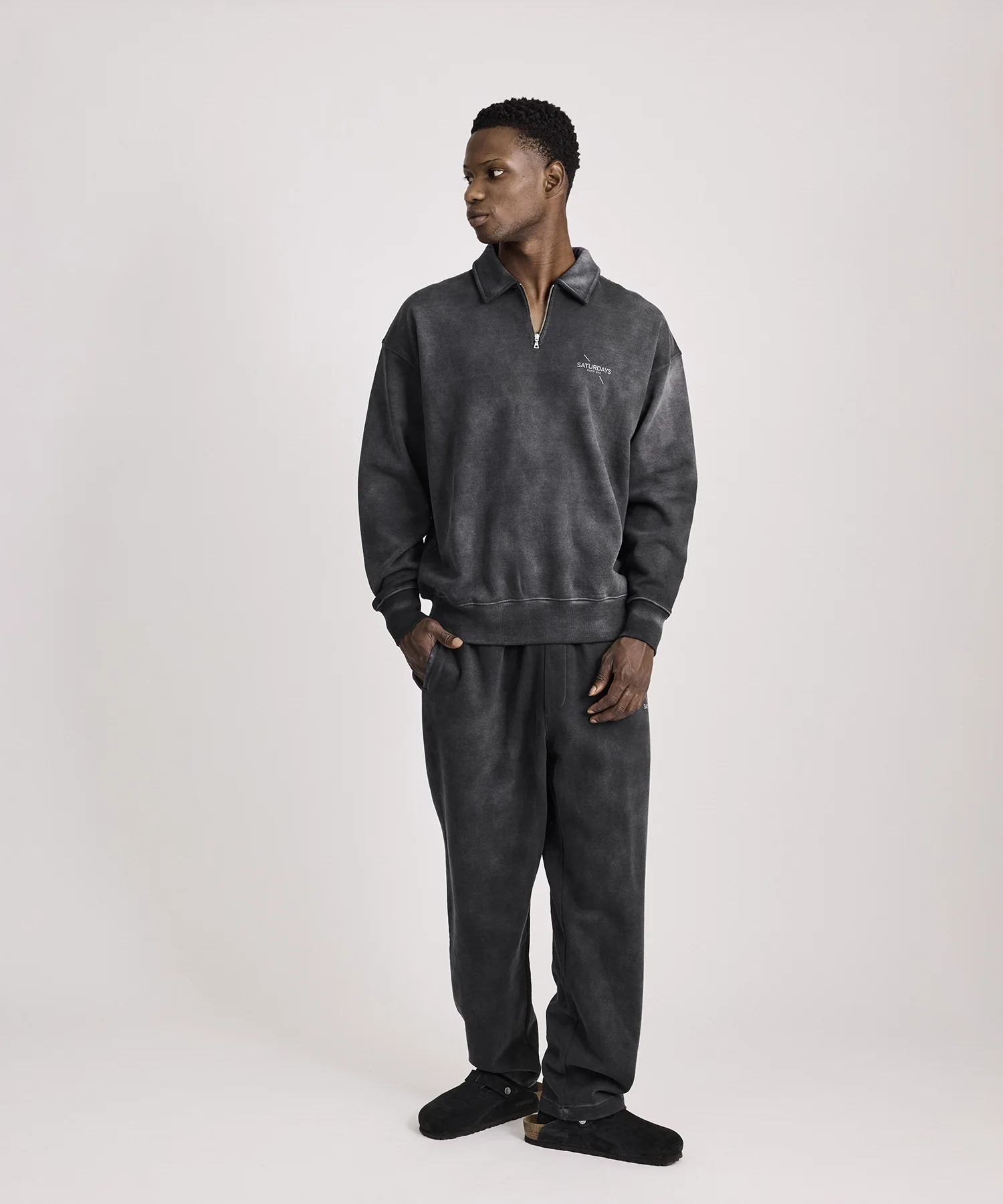 Mott Relaxed Quarter Zip Surf Sweatshirt - Image 3