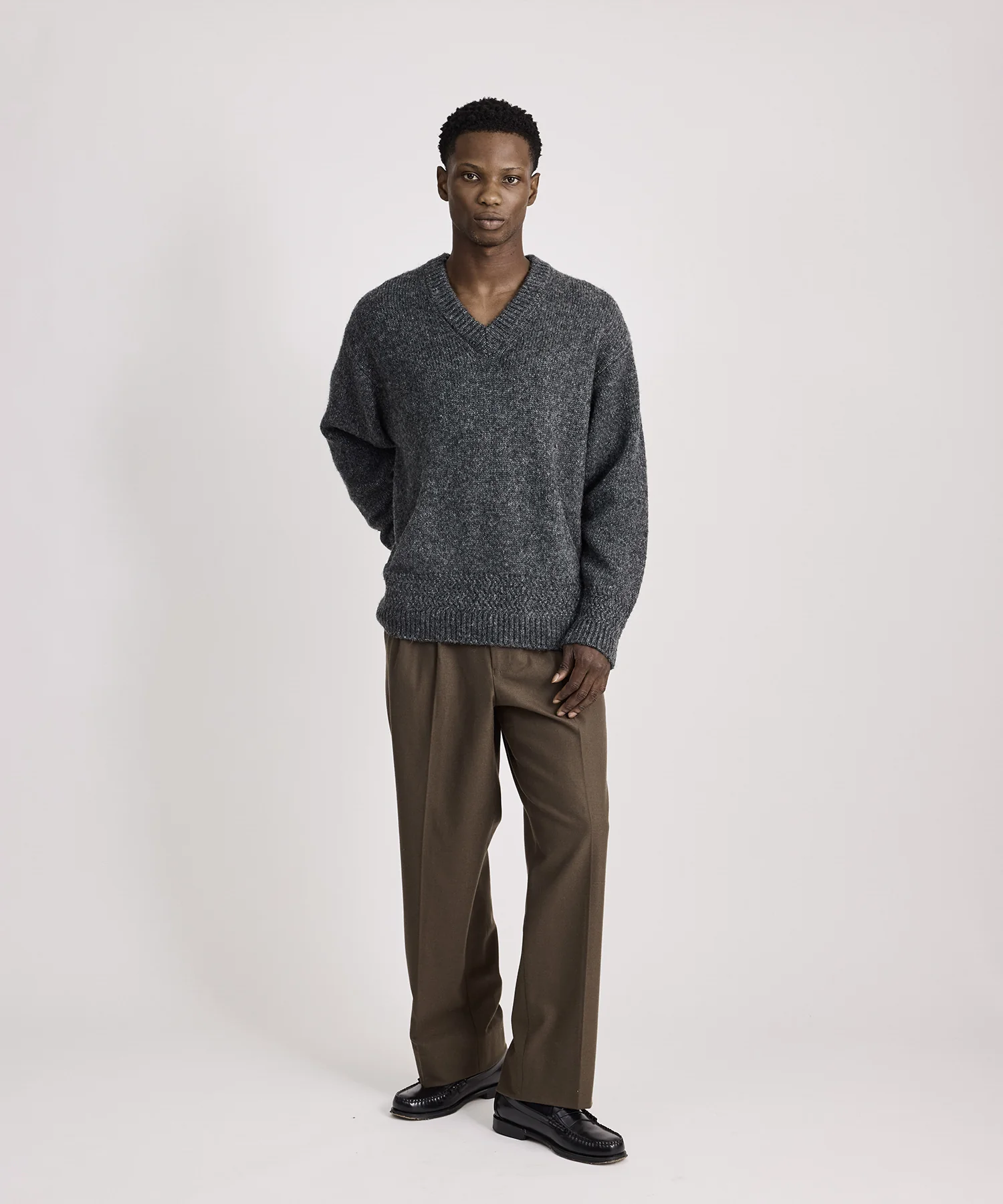 Nicholas Low Gage V Neck Sweater - Image 3