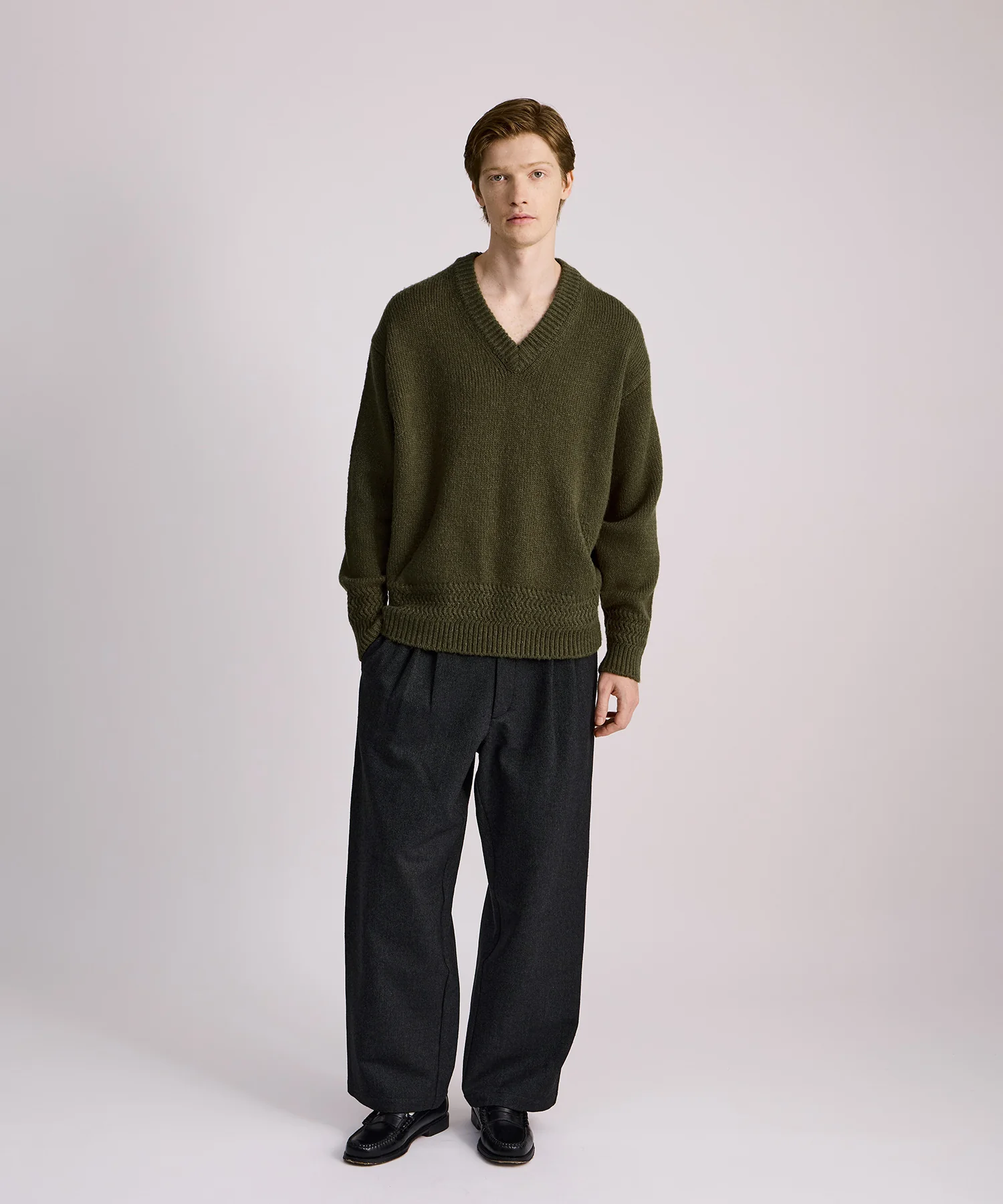 Nicholas Low Gage V Neck Sweater - Image 3