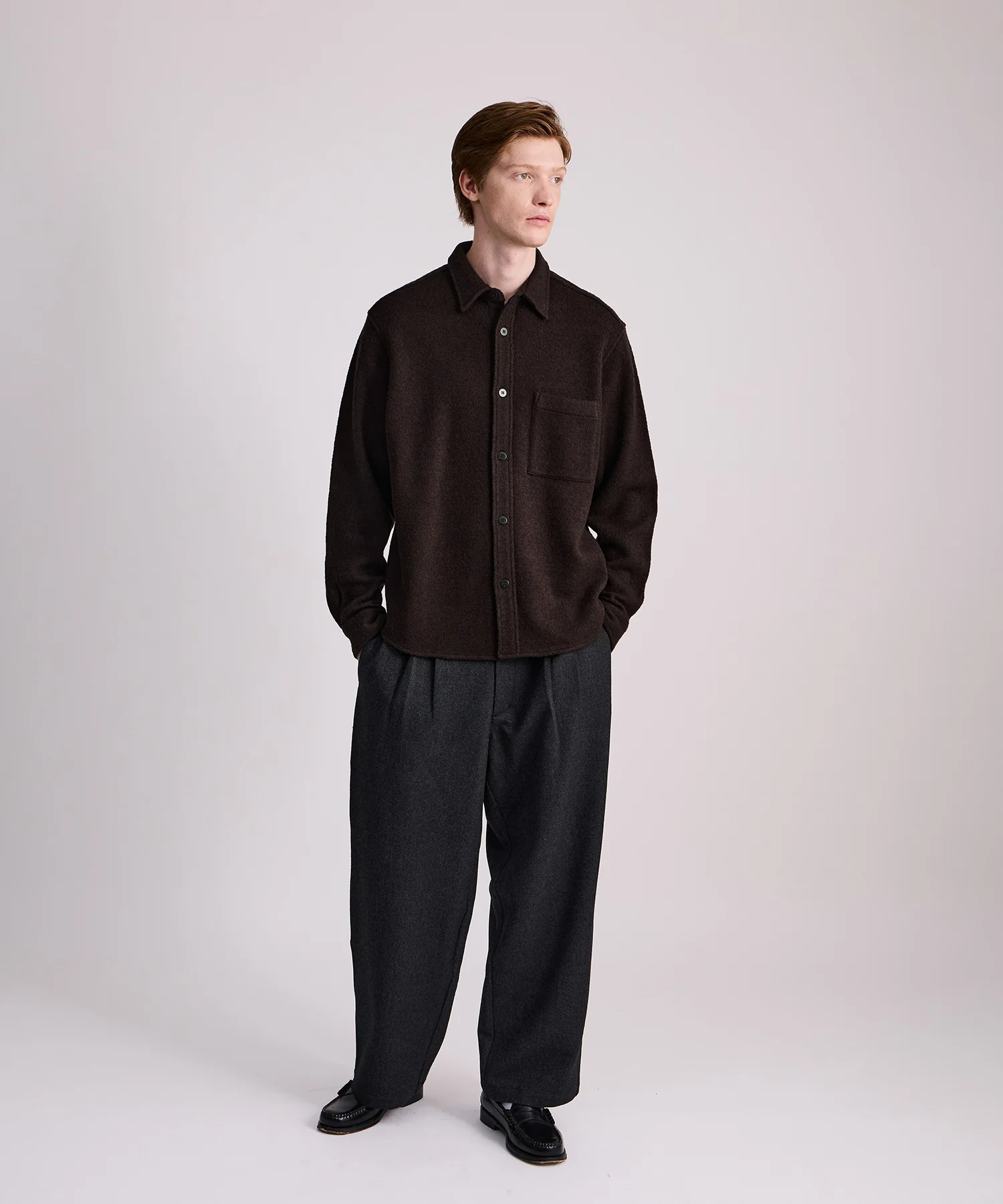Ryan Heavy Boucle Shirt - Image 3