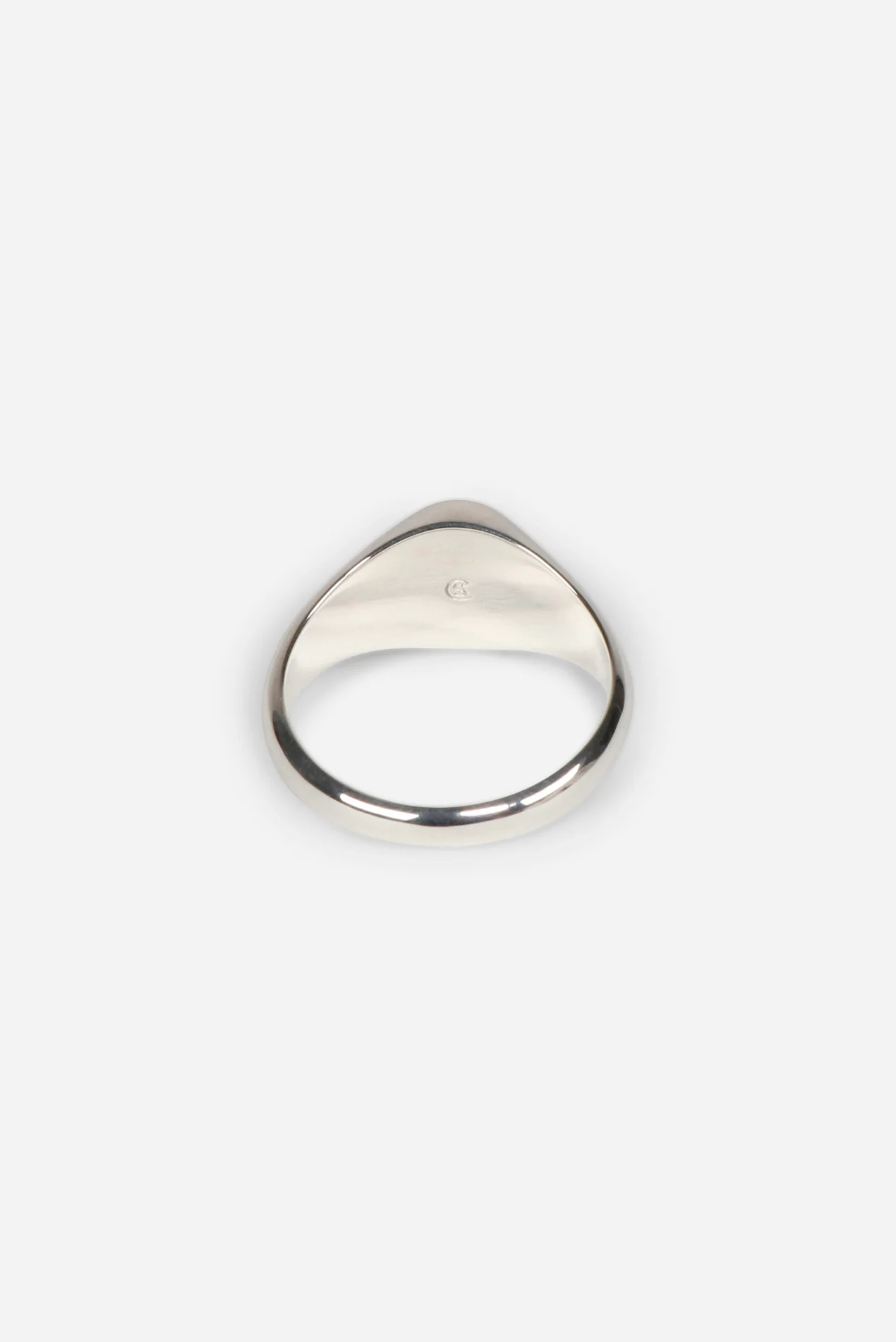 Type 019 Enamel Oval Signet Sterling Silver - Image 3