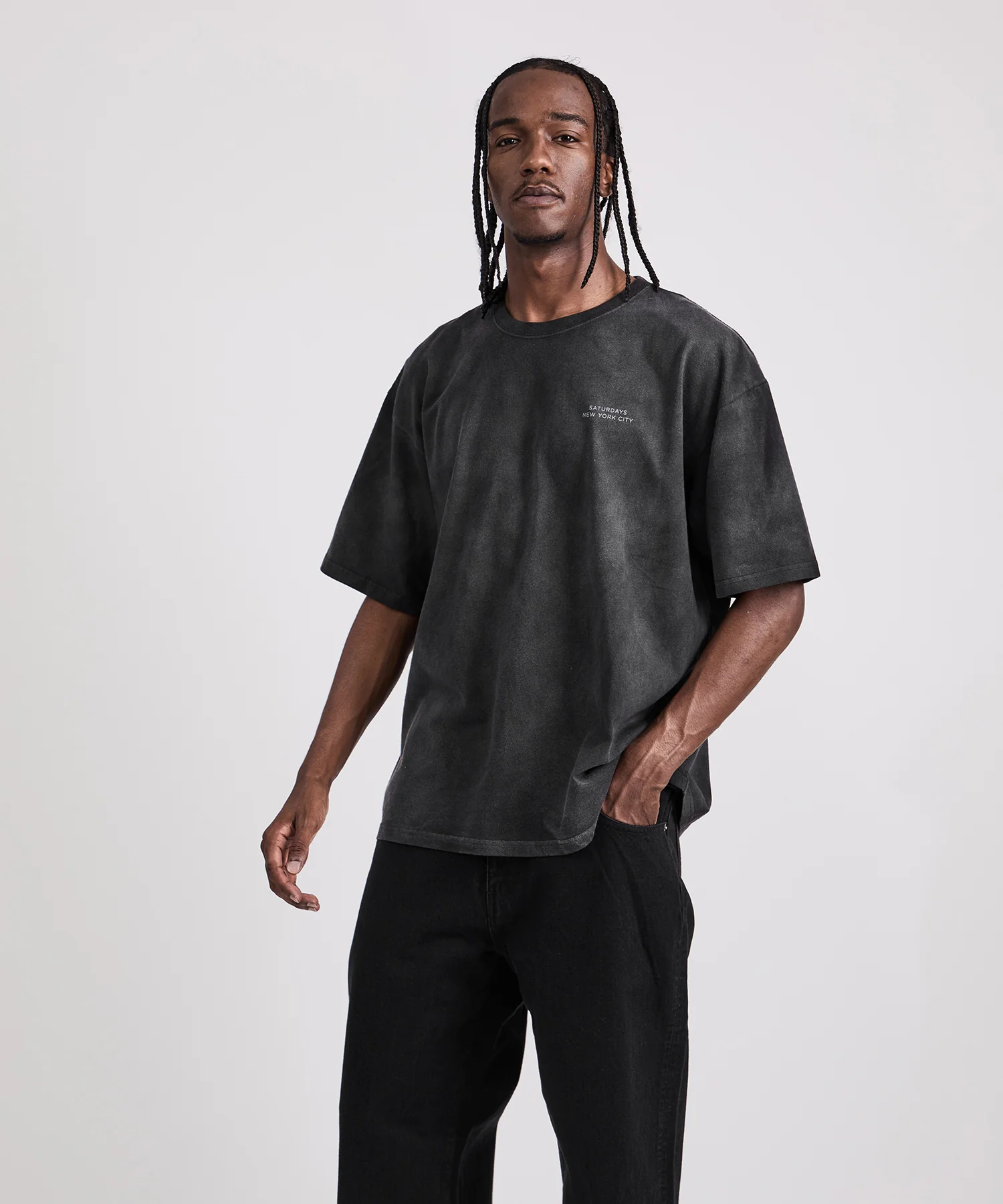 MIYAGIHIDETAKA x Saturdays Bandana Slash T-Shirt - Image 3