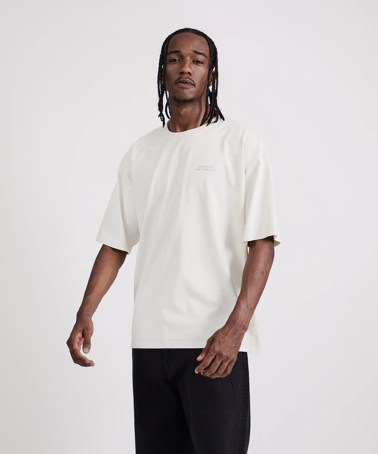 MIYAGIHIDETAKA x Saturdays Bandana Slash T-Shirt - Image 3