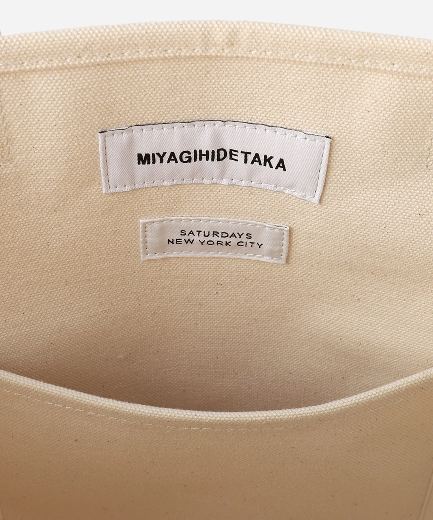 MIYAGIHIDETAKA x Saturdays Bandana Slash Tote Bag - Image 4